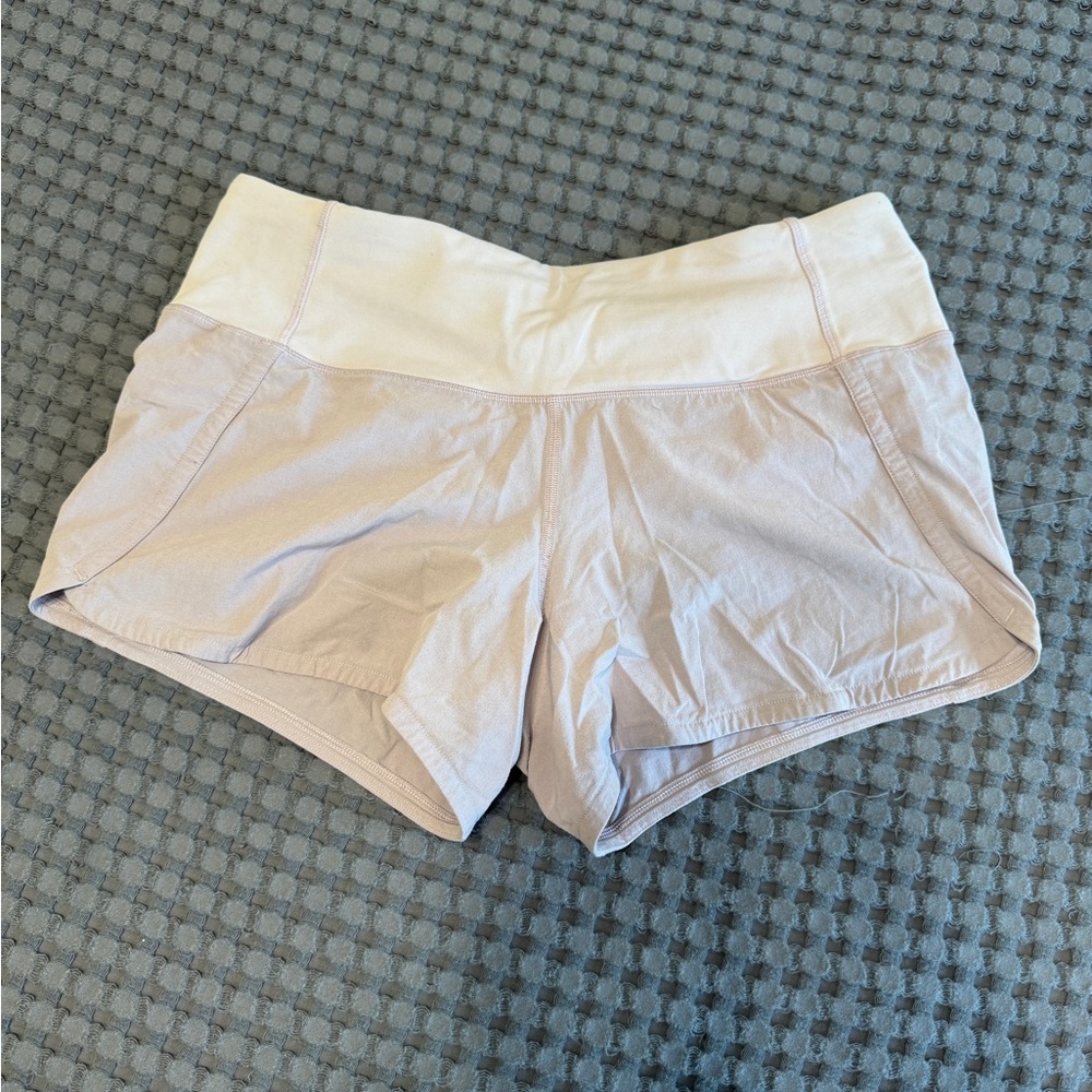 Lululemon Speed Up Shorts Silver Lilac 🍋